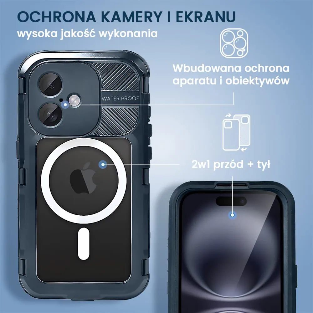 Etui 360 stopni wodoodporne z MagSafe