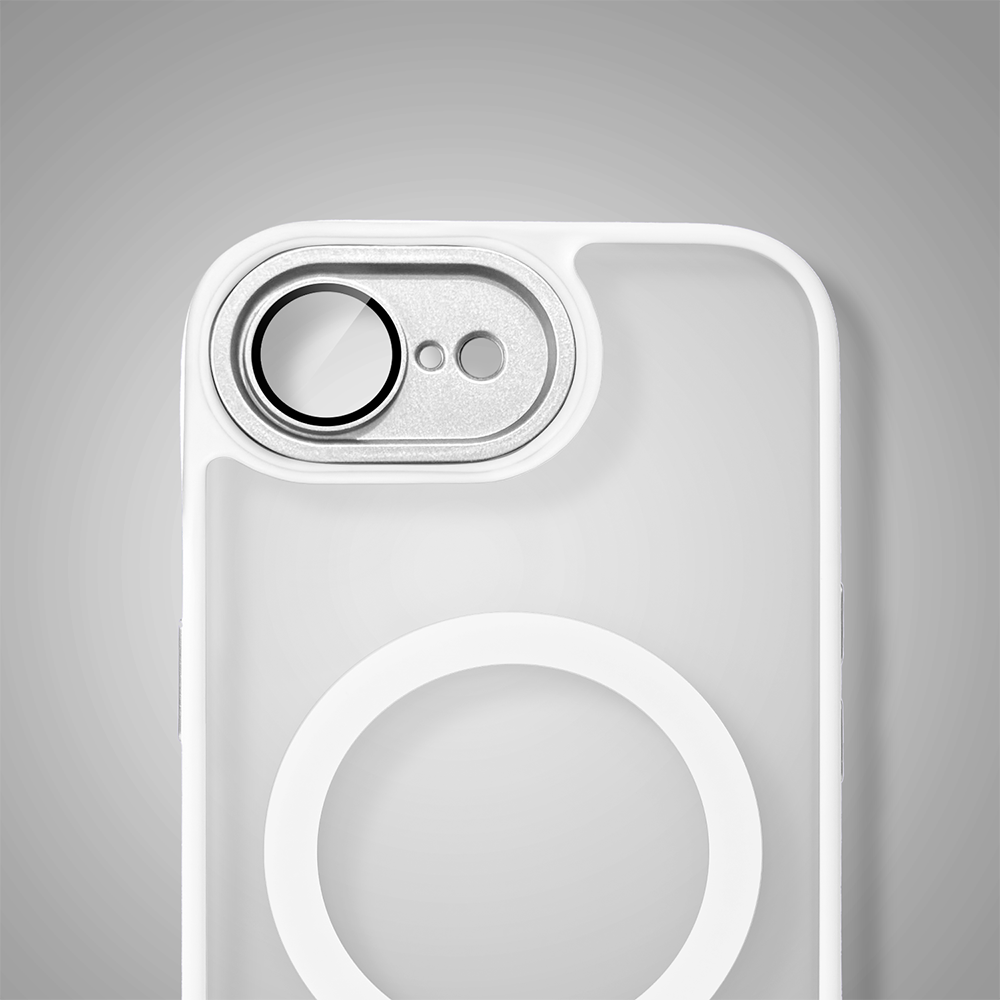 Etui do iPhone 16e Color Flush z MagSafe, z osłoną aparatu, białe