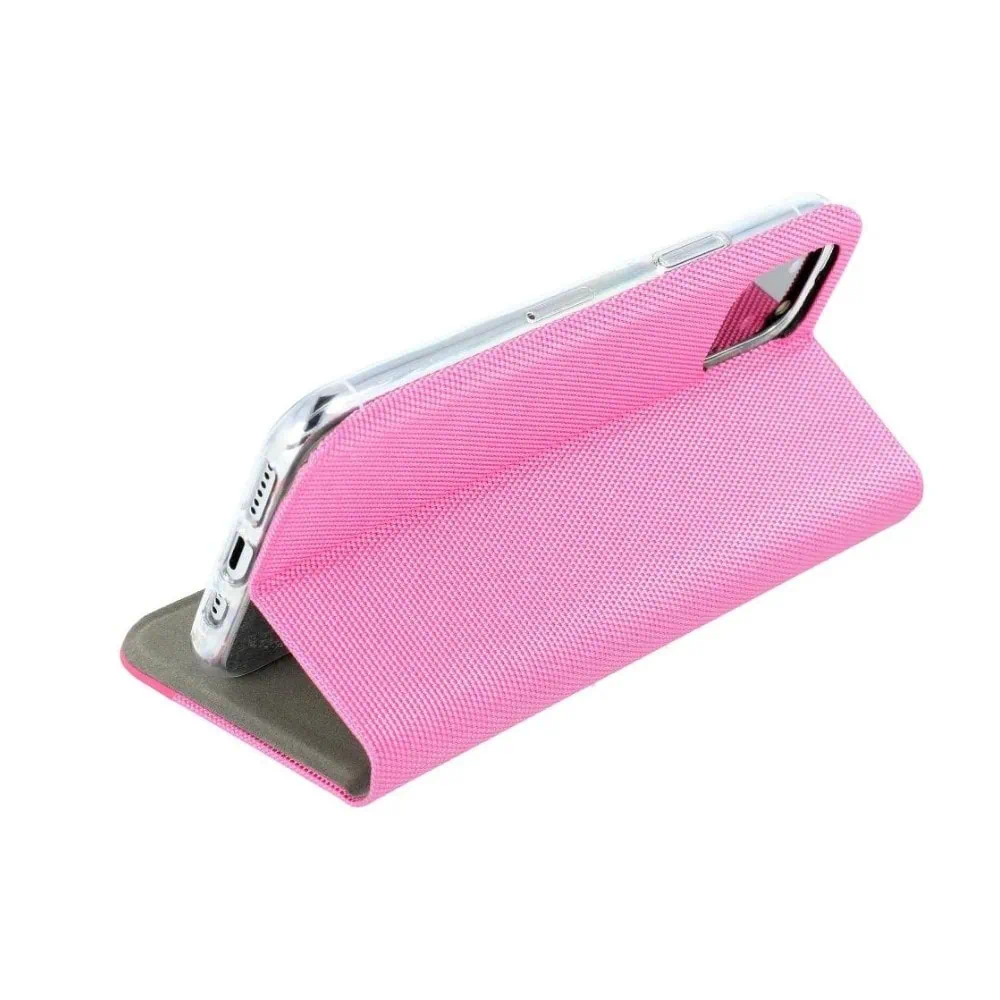 Etui do iPhone SE2022/SE2020/8/7 książkowe, eleganckie stylowe z klapką, różowe