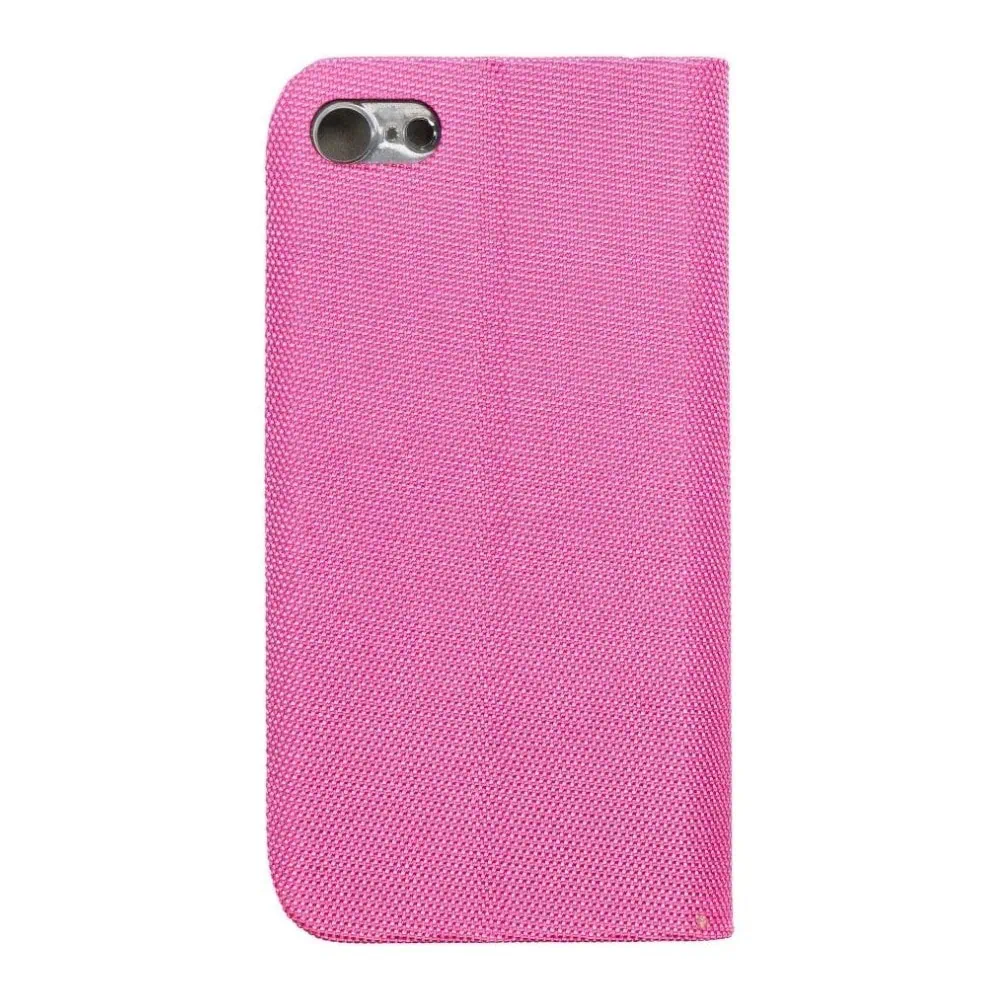 Etui do iPhone SE2022/SE2020/8/7 książkowe, eleganckie stylowe z klapką, różowe