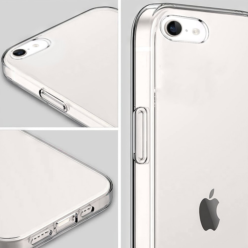 Etui do iPhone SE2022/SE2020/8/7 ever CLEAR hybrid odporne na żółknięcie, przeźroczyste