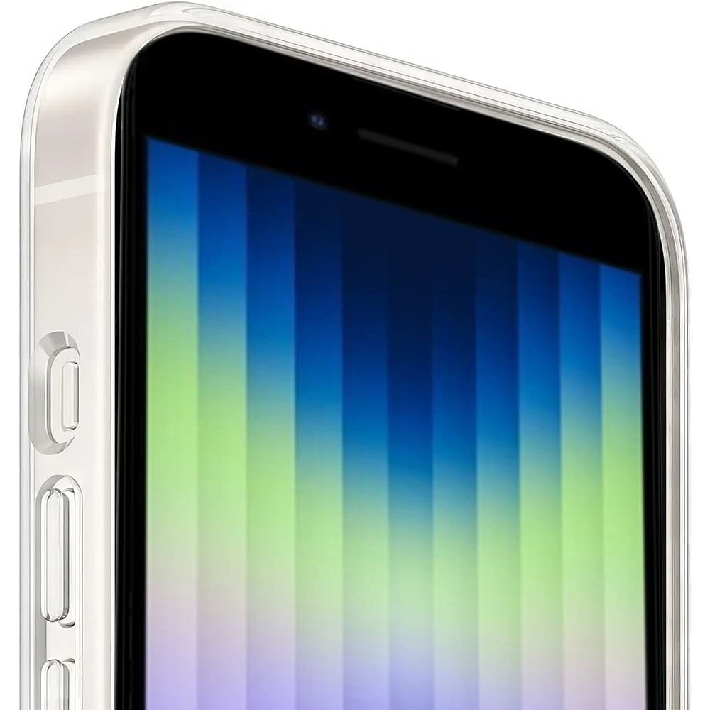 Etui do iPhone SE2022/SE2020/8/7 ever CLEAR hybrid odporne na żółknięcie, przeźroczyste