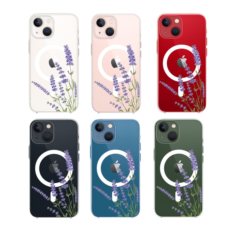 Etui do iPhone 13 Mini, lawenda z Magsafe