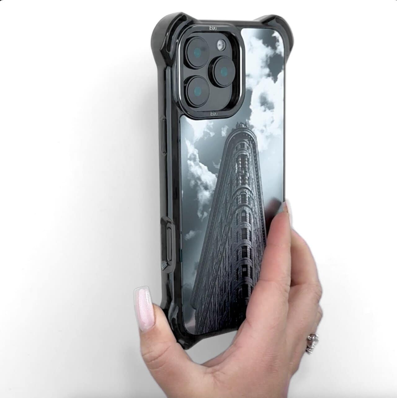 Etui do iPhone 15 Pro Max, Ibizu DropGuard Ultra z MagSafe, Noir City, Flatiron