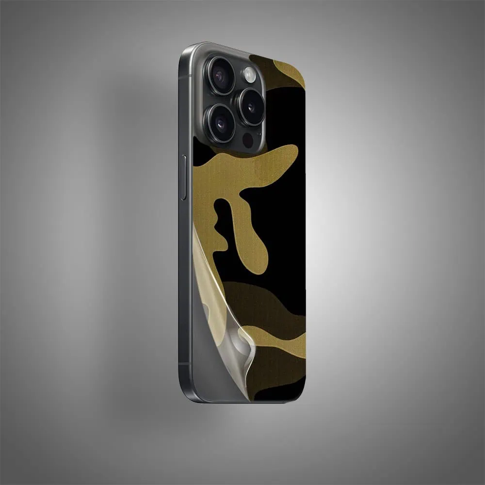 Folia hydrożelowa do iPhone 15 Pro Max na tył ochronna, wzór militarny