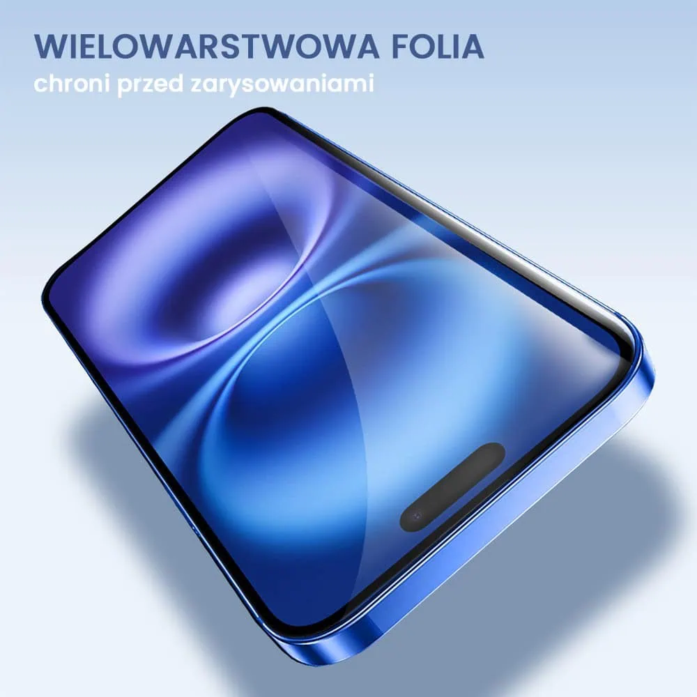 Folia hydrożelowa do iPhone 16 Plus na ekran nieszczerbiąca