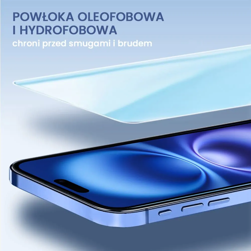 Folia hydrożelowa do iPhone 16 Plus na ekran nieszczerbiąca