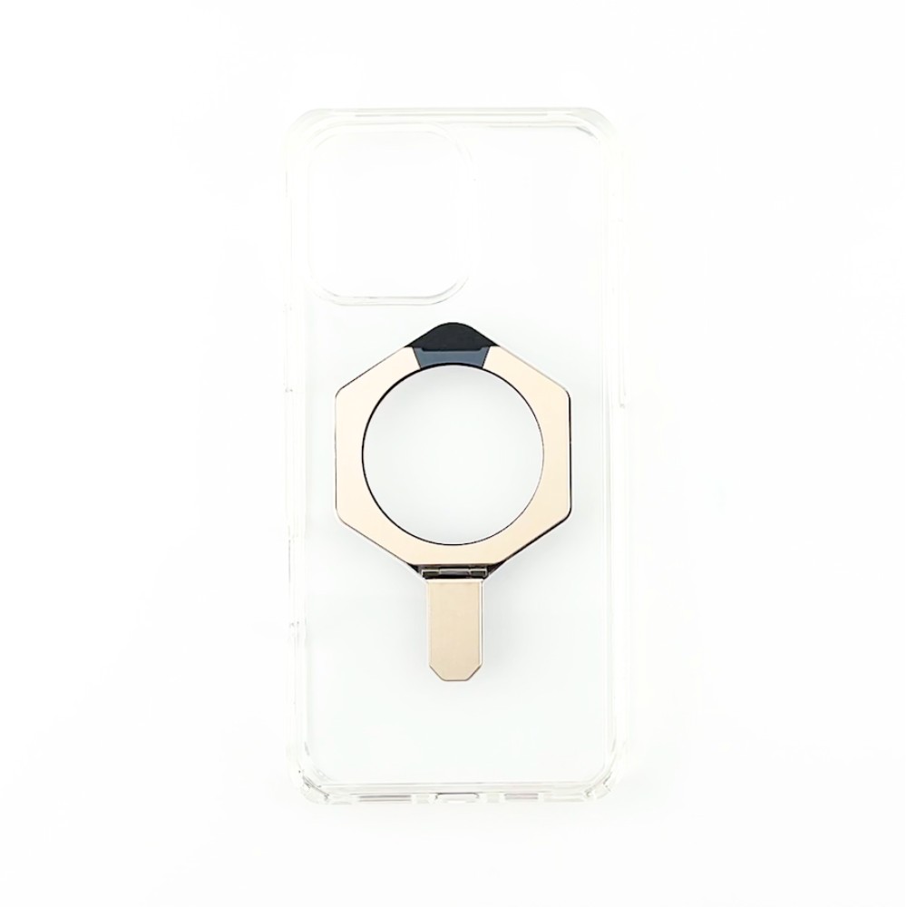 Etui do iPhone 16 Pro Max HexArmor Skin Stand, twarde z podstawką, tytan pustynny