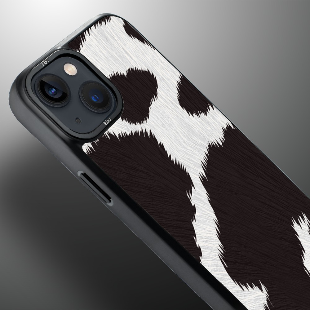 Etui do iPhone 14 IBIZU DropGuard Matt z MagSafe, Zew Natury, Polska Krowa