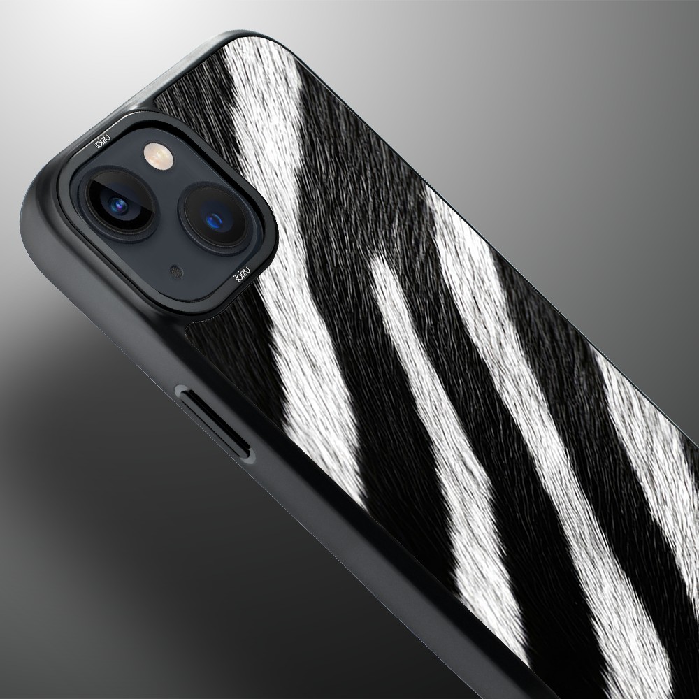 Etui do iPhone 14 Plus IBIZU DropGuard Matt z MagSafe, Zew Natury, Zebra