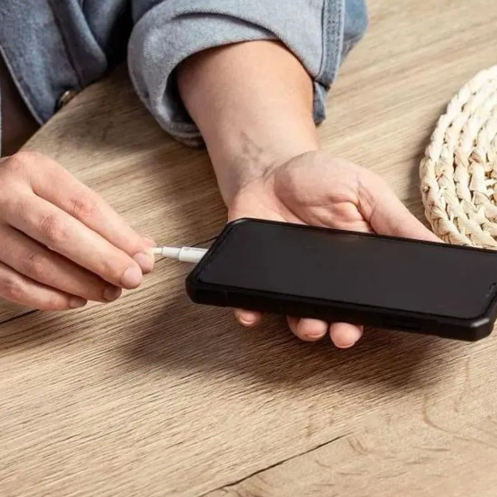 Kabel 2xUSB Typ C do iPhone 15/16, tableta, laptopa, PD 60W, szybkie ładowanie, 2 metry, czarny