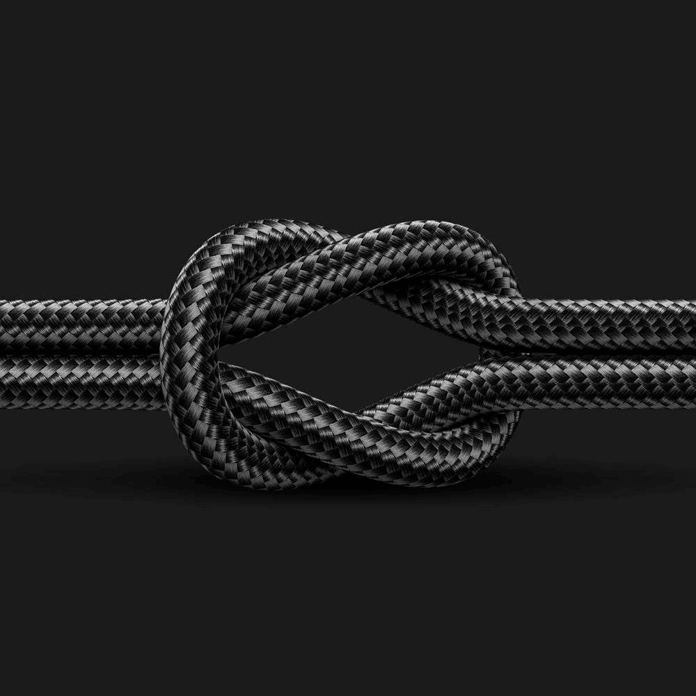 Kabel 3w1 USB – na micro USB, Lightning, USB Typ C, 1.2 metra, czarny