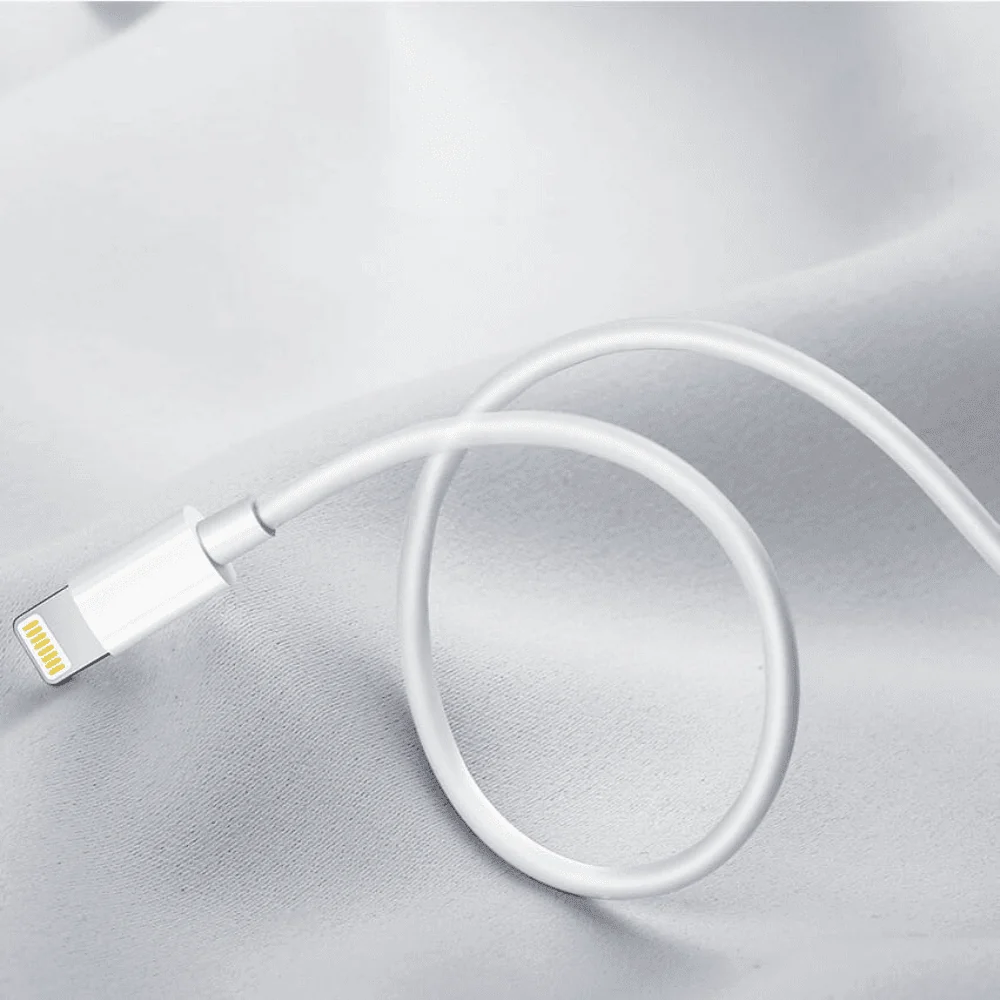 Kabel USB – Lightning, dedykowany do iPhone SE/8/X/XR/XS/11/12/13/14, długi, 2 metry, biały
