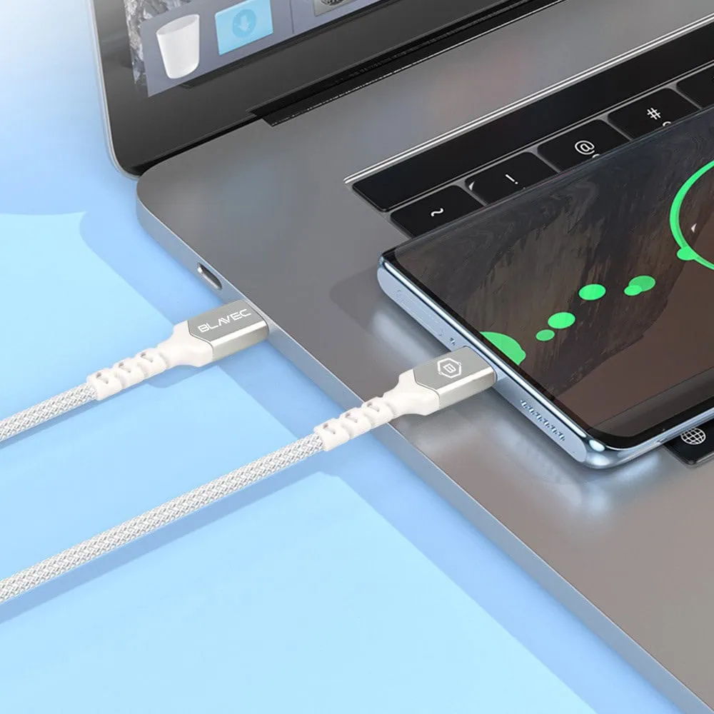 Kabel USB Typ C – Lightning, do szybkiego ładowania, 2 metry, biały