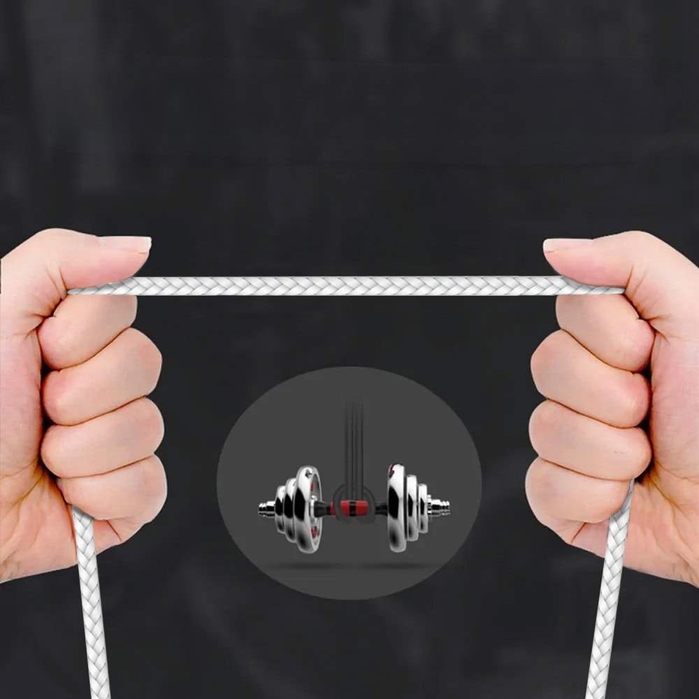 Kabel USB Typ C – Lightning, do szybkiego ładowania, 2 metry, biały