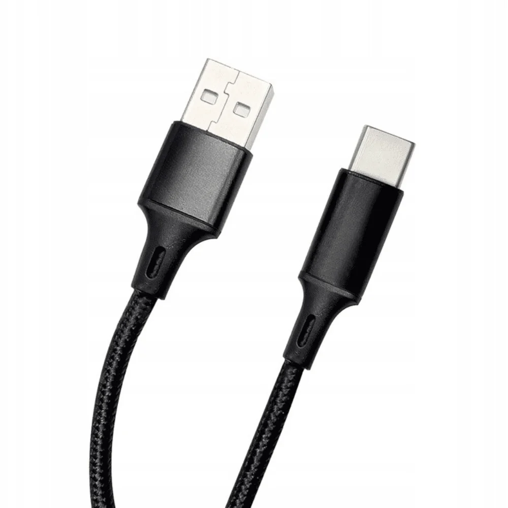 Kabel USB – USB Typ C, do iPhone 15/16, tableta, laptopa, 2 metry, czarny