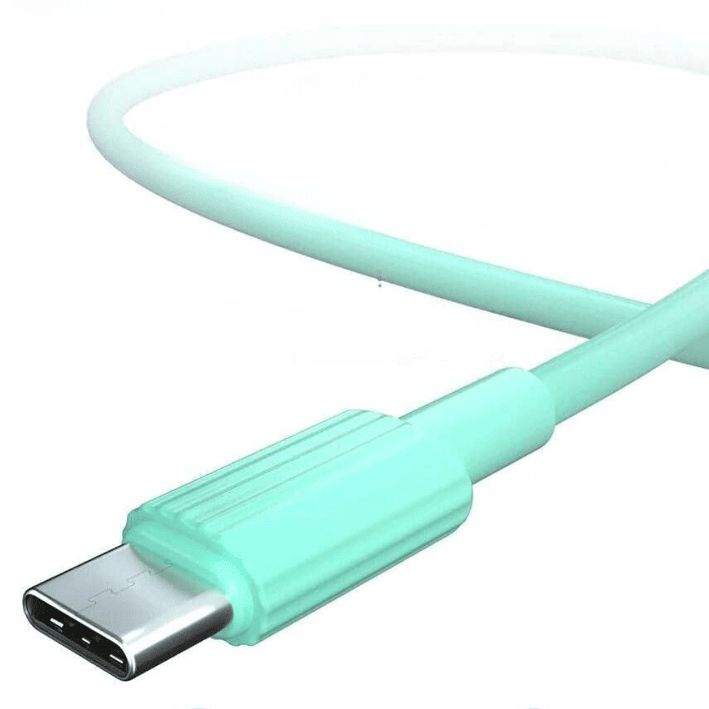 Kabel USB – USB Typ C, do iPhone 15/16, tableta, laptopa, 1 metr, zielony
