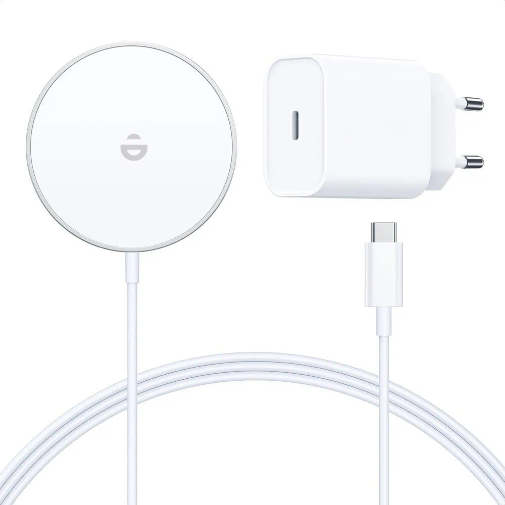 Ładowarka 3w1 do iPhone, podstawka, ładowarka Magsafe 15W, ładowarka sieciowa PD 20W