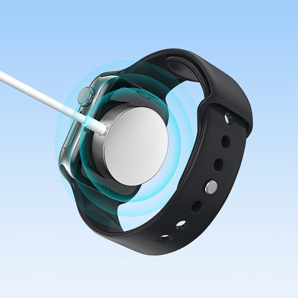 Ładowarka aluminiowa do Apple Watch magnetyczna, USB Typ C, szybka – 5W