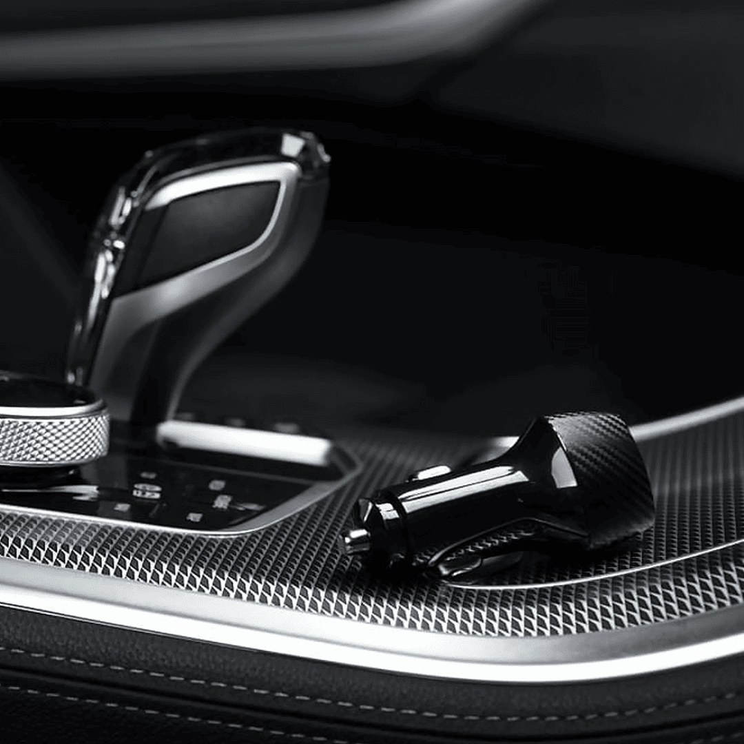 Ładowarka samochodowa 2w1 QC 2x USB szybkie ładowanie 36W, czarna