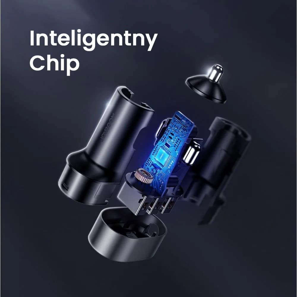 Ładowarka samochodowa z przedłużaczem 5x USB QC 45W