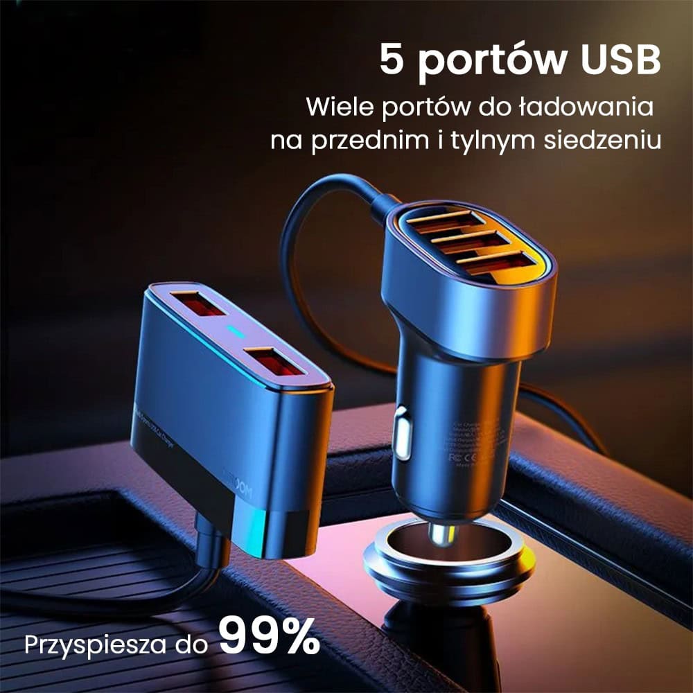 Ładowarka samochodowa quick charge