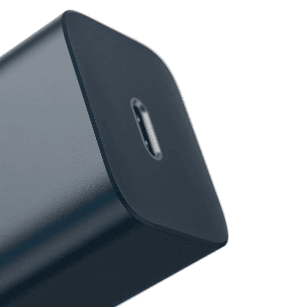 Ładowarka sieciowa USB Typ C, bardzo szybka, 20W, granatowa