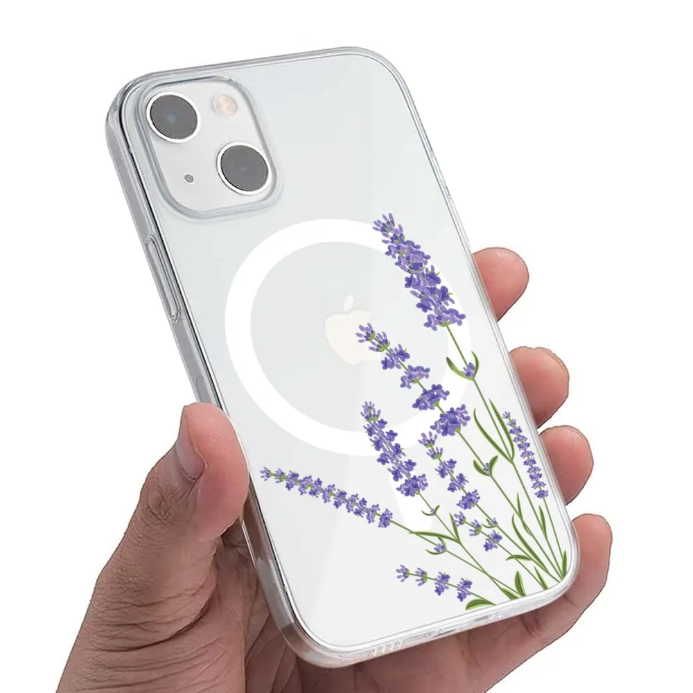Etui do iPhone 13 Mini, lawenda z Magsafe