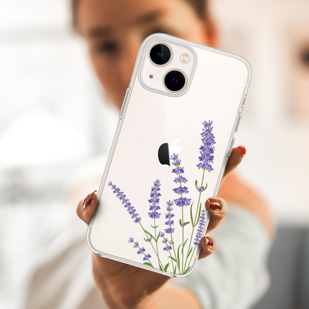 Etui do iPhone 13 Mini, lawenda