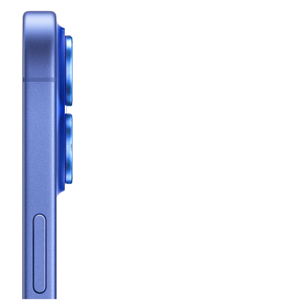 Metalowa osłona obiektywów szkło na aparat iPhone 16, granatowa