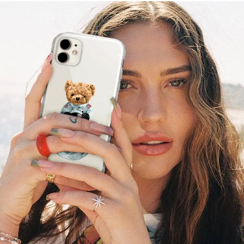 Etui do iPhone 12 Mini, miś kosmonauta