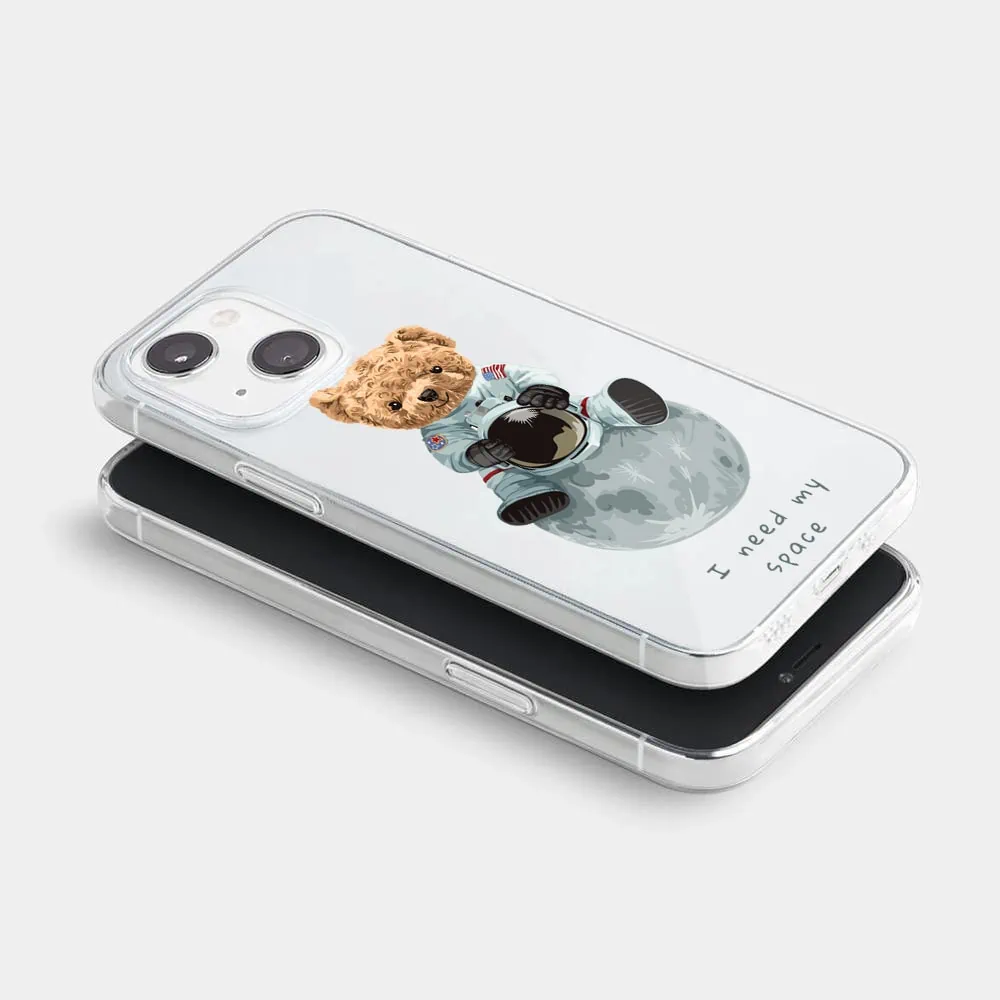 Etui do iPhone 14 Plus, miś kosmonauta