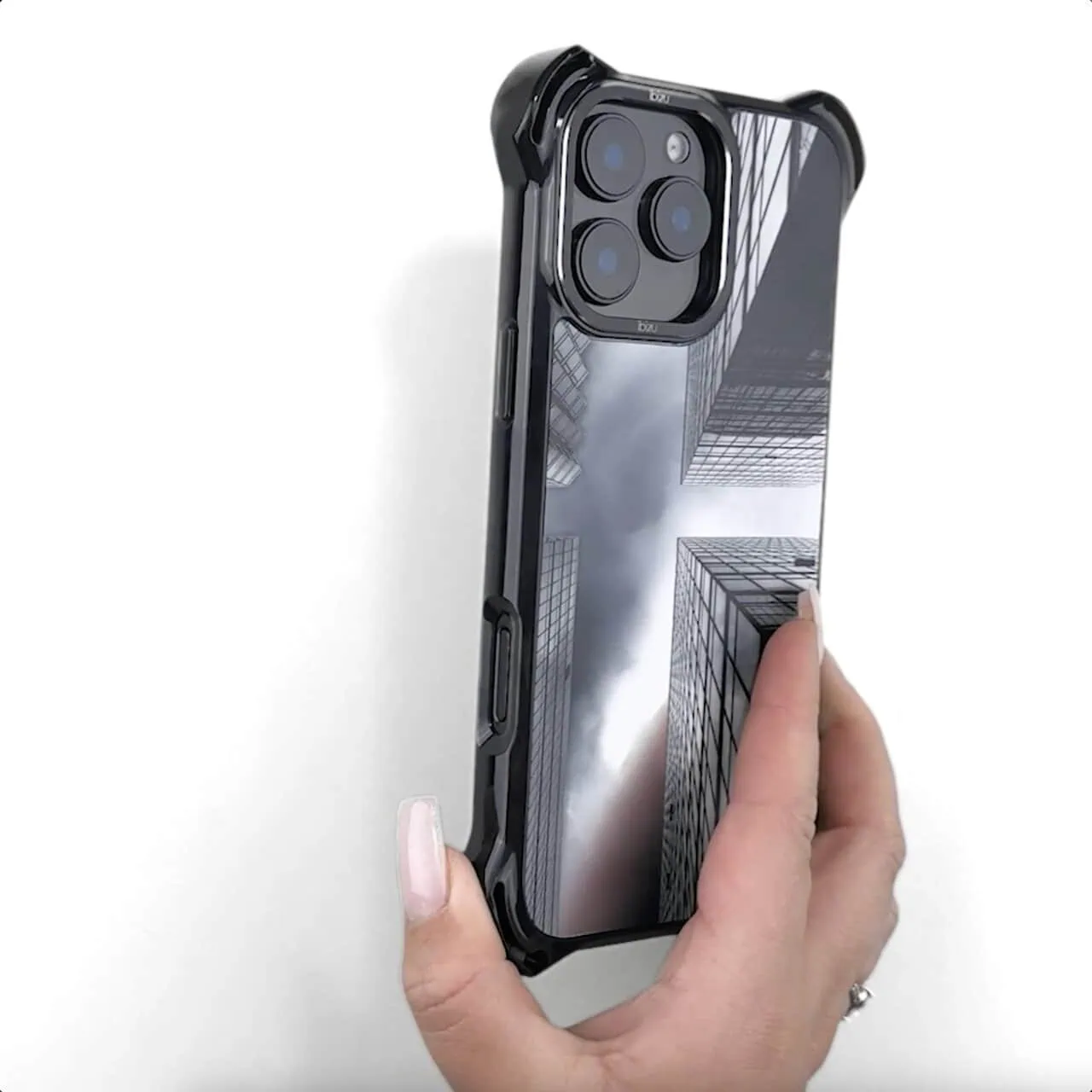 Etui do iPhone 14 Plus, Ibizu DropGuard Ultra z MagSafe, Noir City, Drapacze Chmur