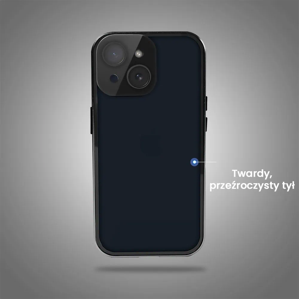 Obudowa do iPhone 13, pancerna szyba i aluminium 360° przód + tył magnetyczna, z osłoną aparatu i szkłem prywatyzującym, czarna