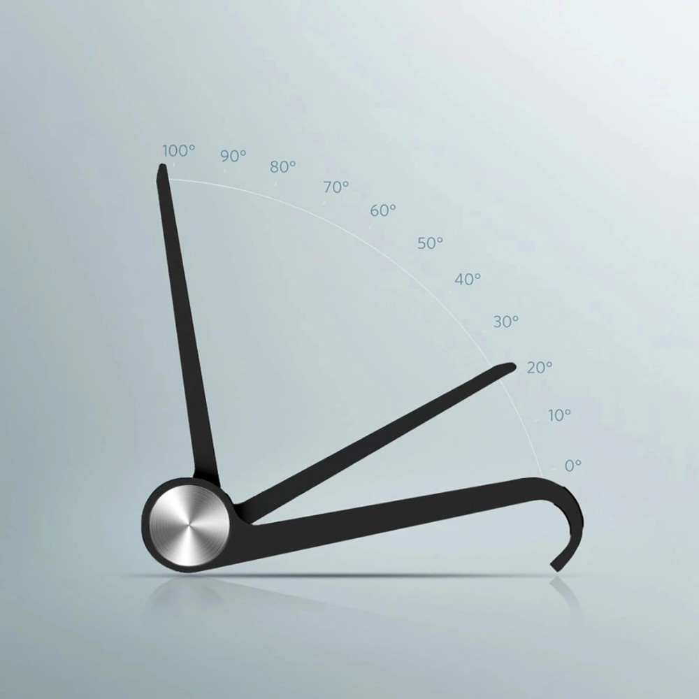 Podstawka na telefon na biurko, czarna