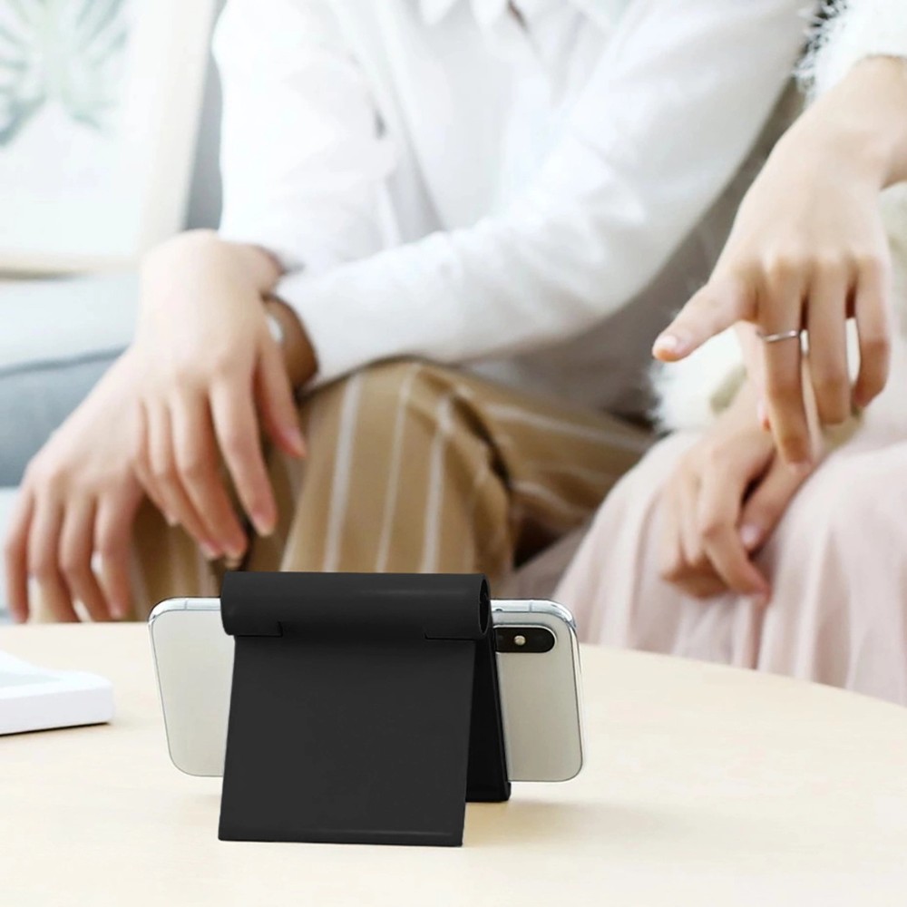 Podstawka na telefon na biurko, czarna