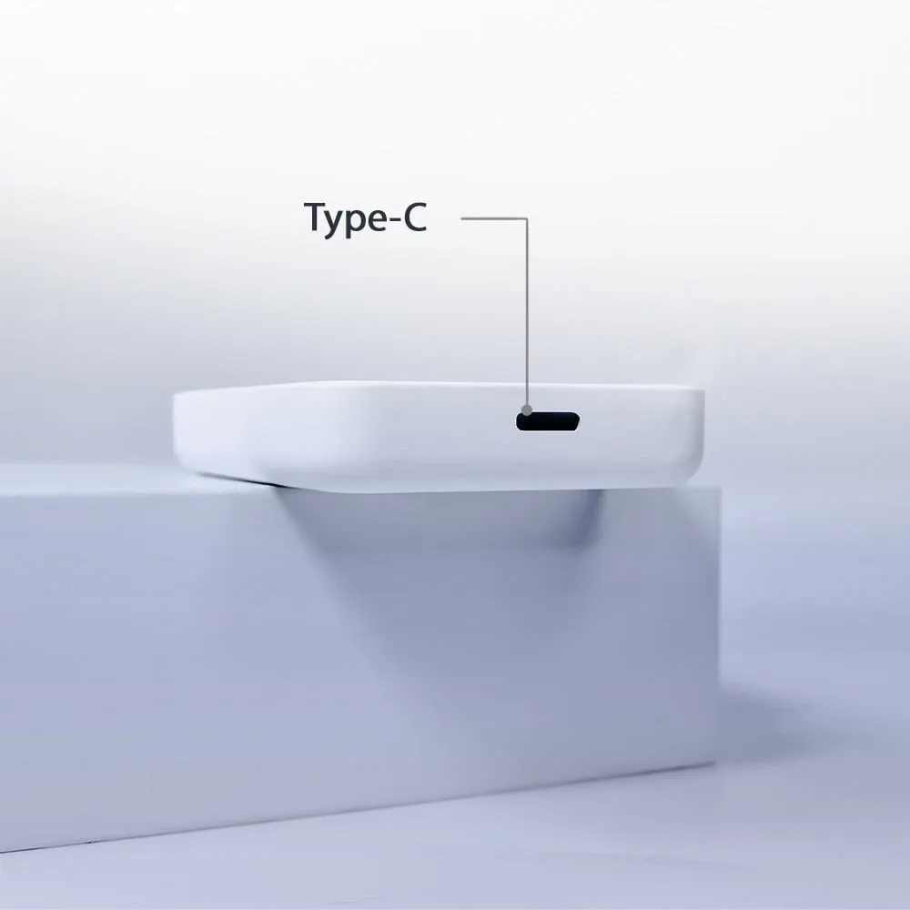 Power bank 10 000 mAh do iPhone, ładowanie bezprzewodowe MagSafe, Graffiti Boy, artystyczny miś, biały