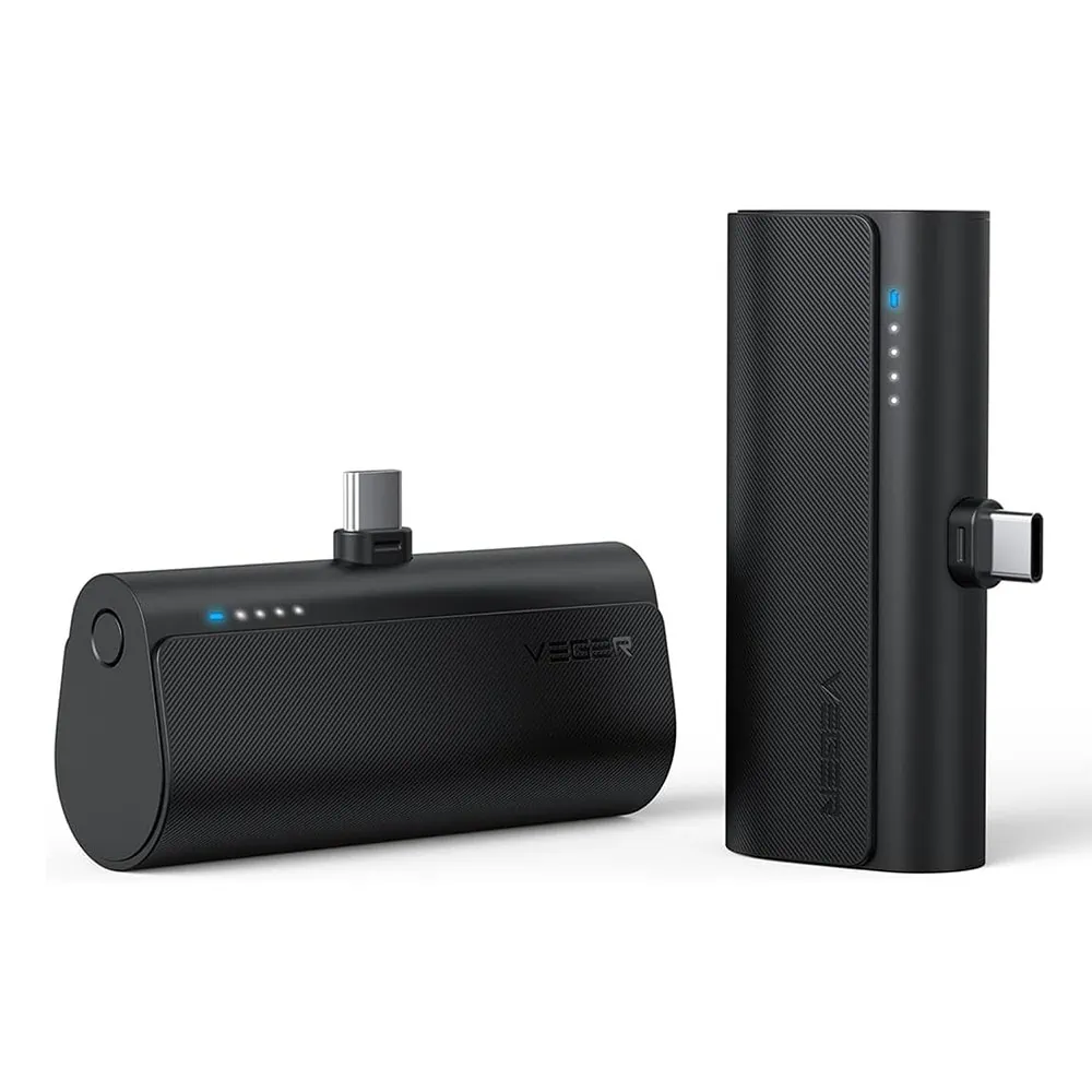 Power bank wpinany 5000 mAh do iPhone 15/16 (wszystkie modele), PD 20W, czarny