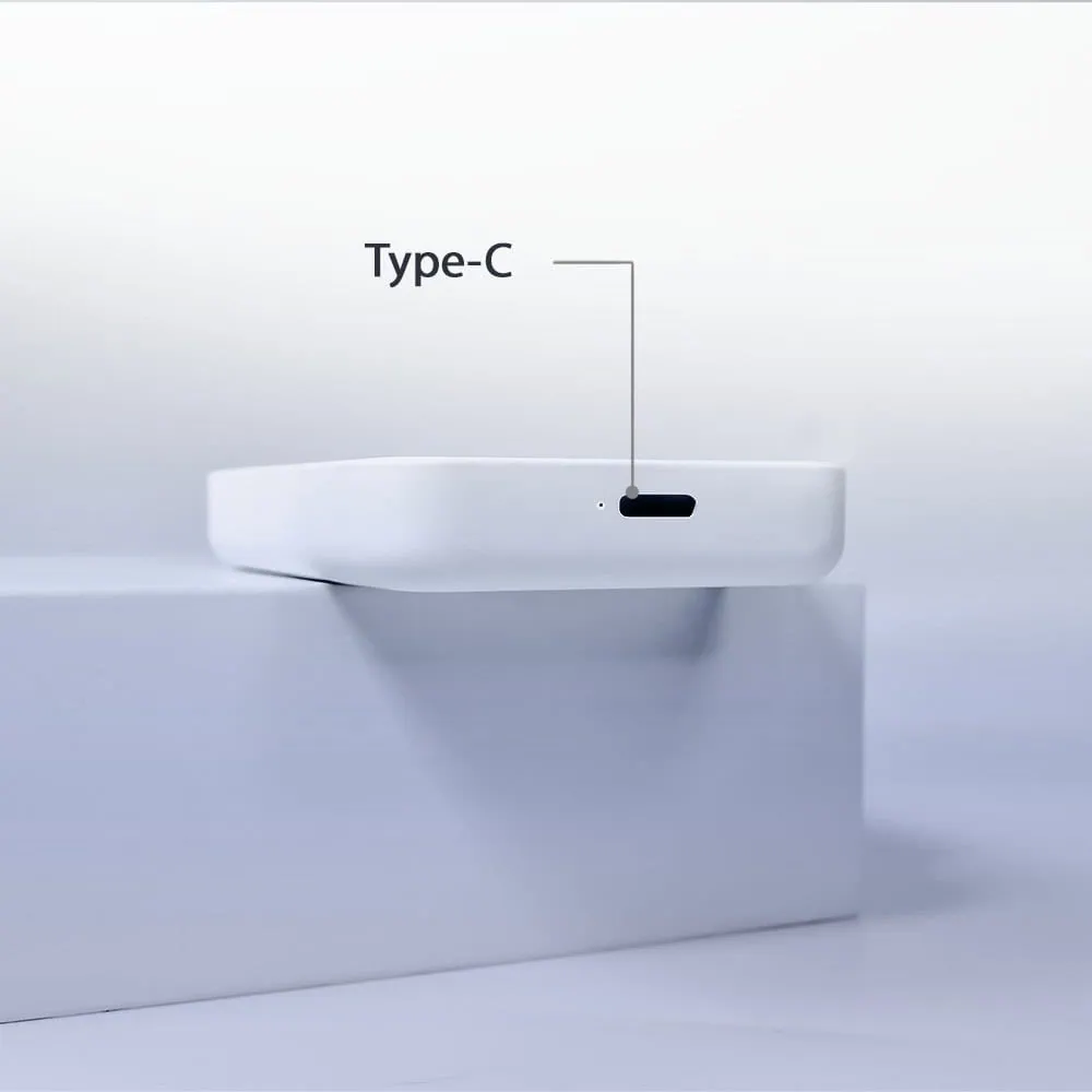 Power bank Magsafe 5000mAh ładowanie bezprzewodowe iPhone 16/15/14/13/12, panda, biały