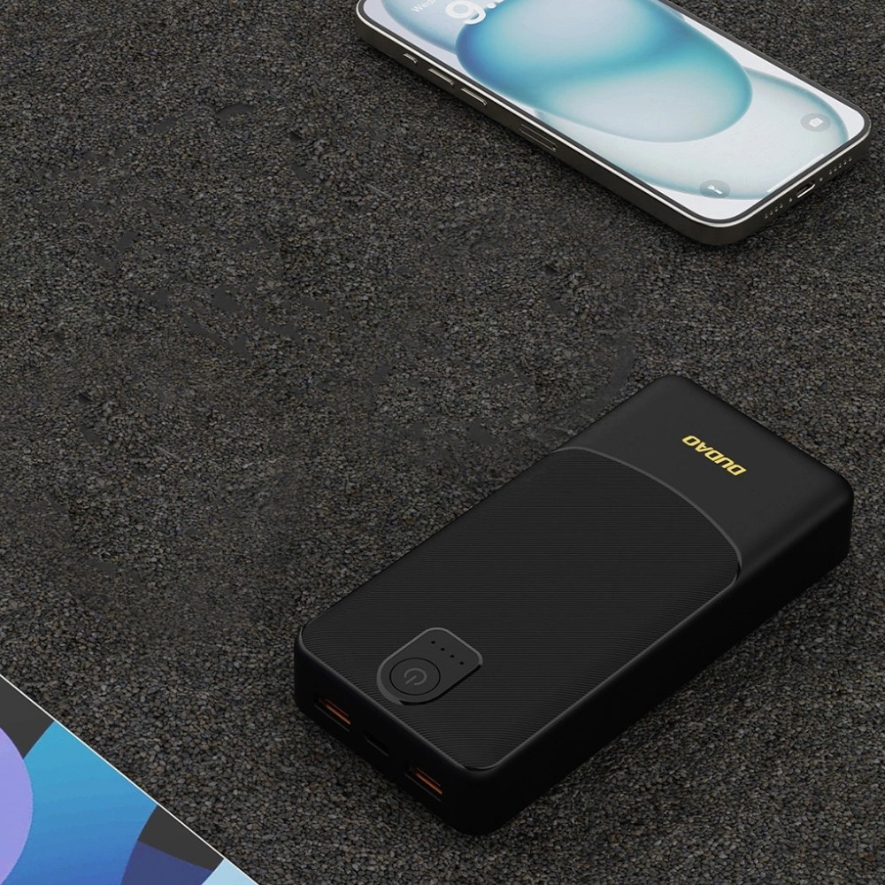 Powerbank 20000 mAh 2w1 (2xUSB), czarny