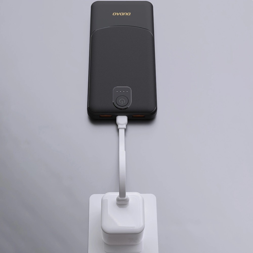 Powerbank 20000 mAh 2w1 (2xUSB), czarny