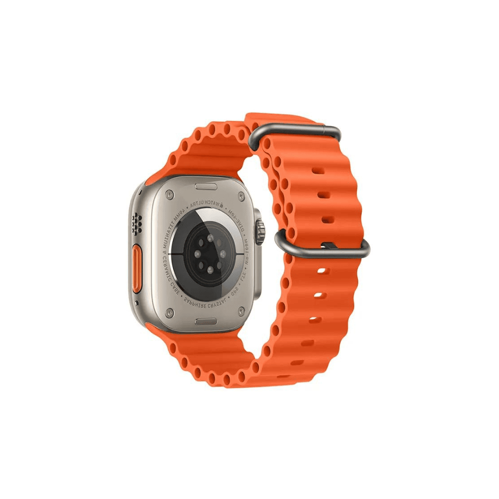 Sportowy pasek silikonowy do zegarka Apple Watch Ultra 1-2 / Series 4-10 / SE, 44/45/46/49mm, pomarańczowy
