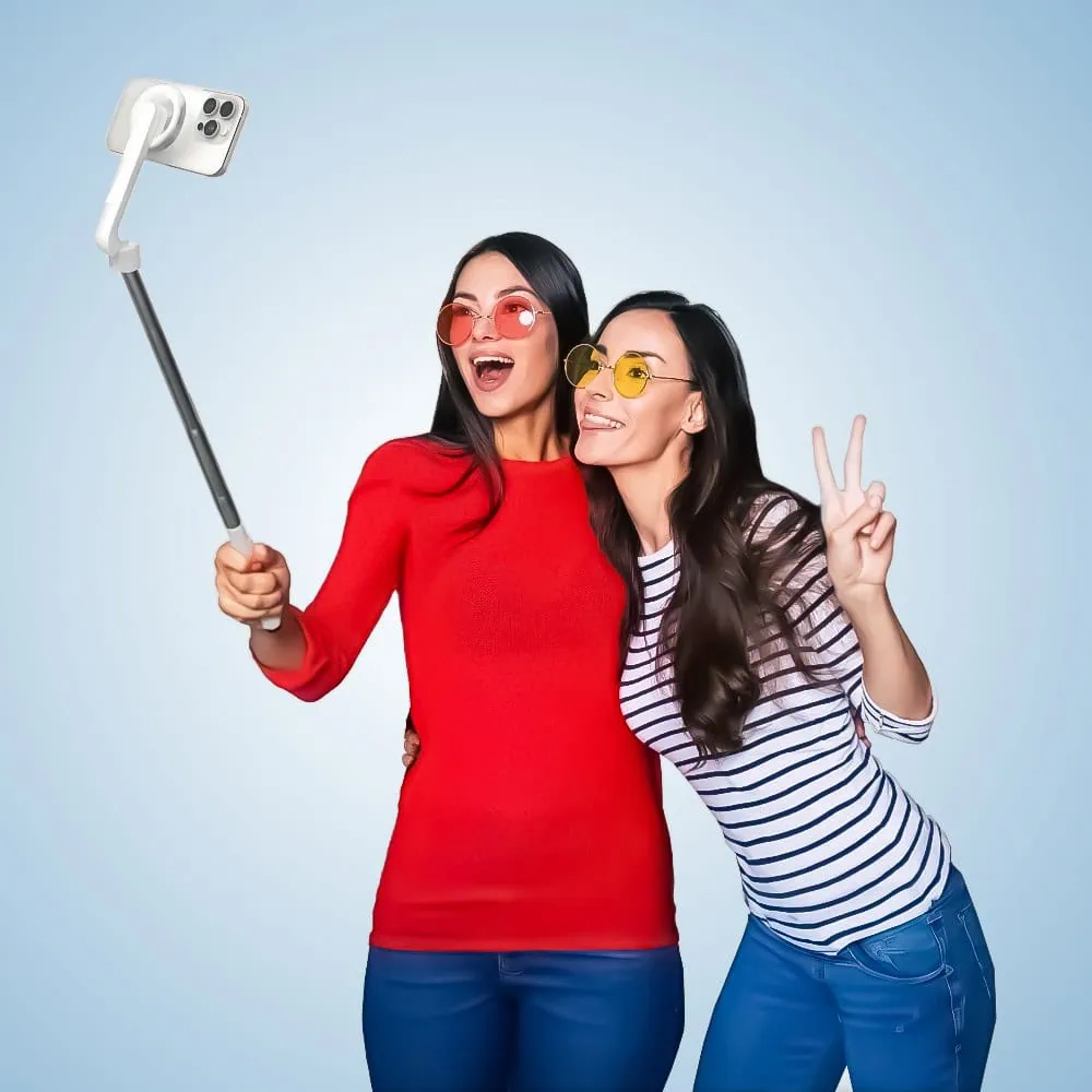 Statyw tripod i kijek do selfie z funkcją MagSafe, biały