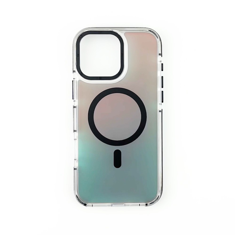 Etui do iPhone 16 Sunrise Fusion Grip z MagSafe, nieślizgające, metalowa osłona, czarne