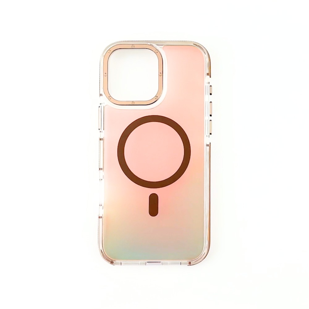 Etui do iPhone 16 Pro Max Sunrise Fusion Grip z MagSafe, nieślizgające, metalowa osłona, tytan pustynny