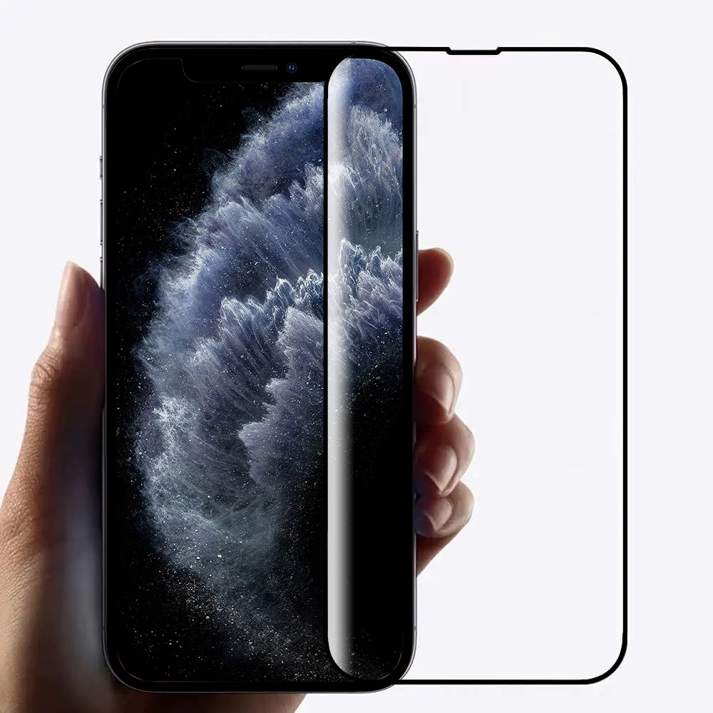 Szkło najtrwalsze kompozytowe z powłoką ceramiczną na cały ekran 5D z ramką do iPhone 11 Pro