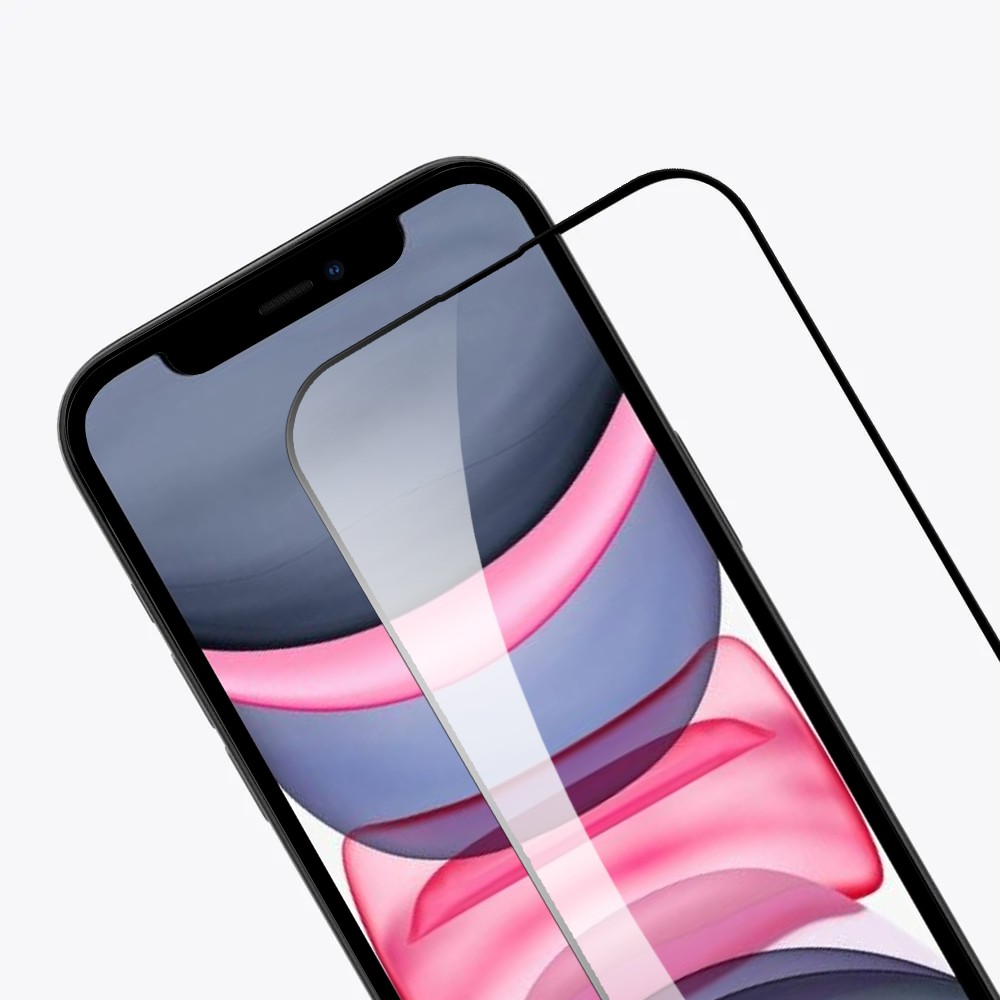 Szkło najtrwalsze kompozytowe z powłoką ceramiczną na cały ekran 5D z ramką do iPhone 11