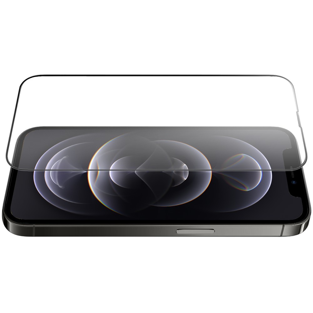 Szkło najtrwalsze kompozytowe z powłoką ceramiczną na cały ekran 5D z ramką do iPhone 12/12 Pro