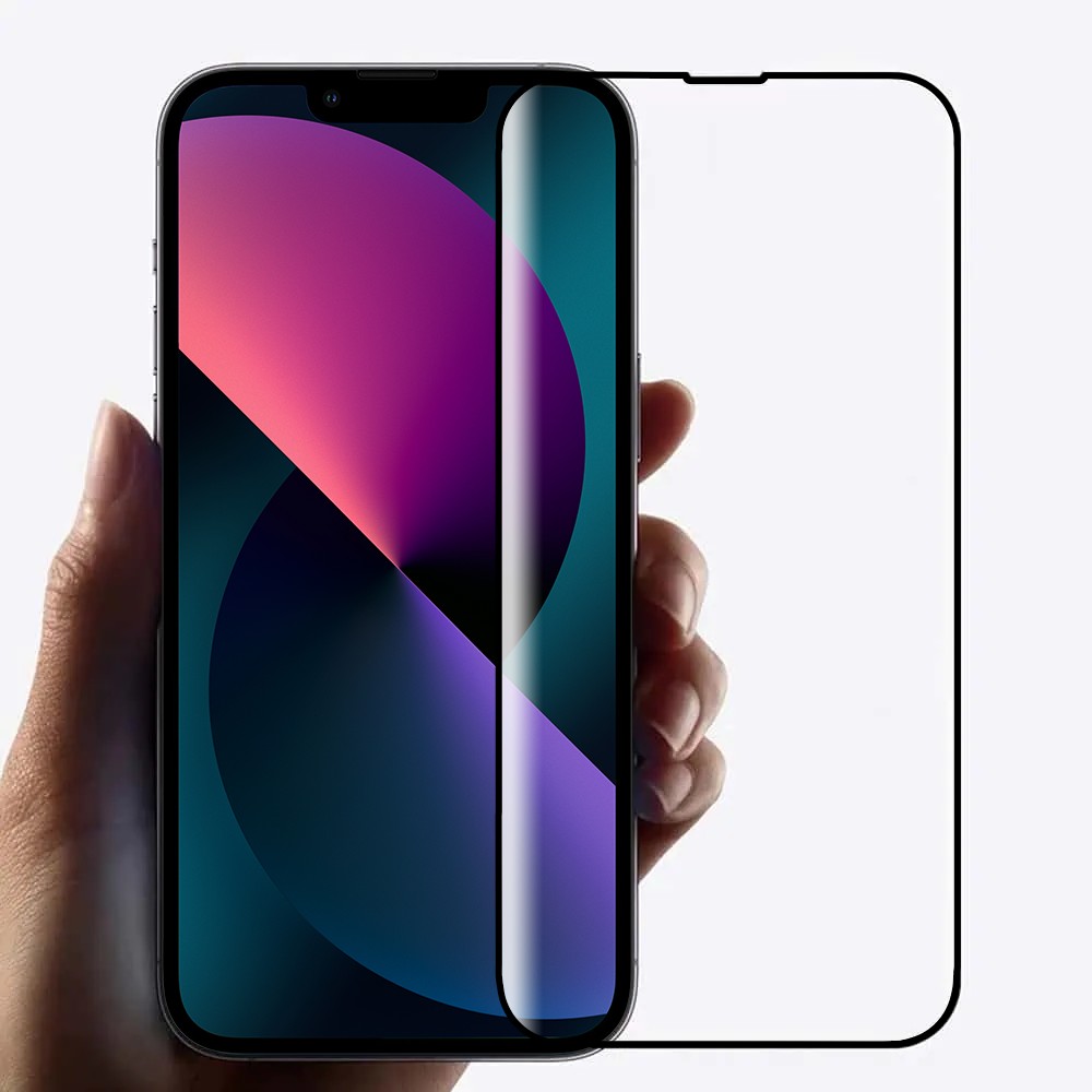 Szkło najtrwalsze kompozytowe z powłoką ceramiczną na cały ekran 5D z ramką do iPhone 13