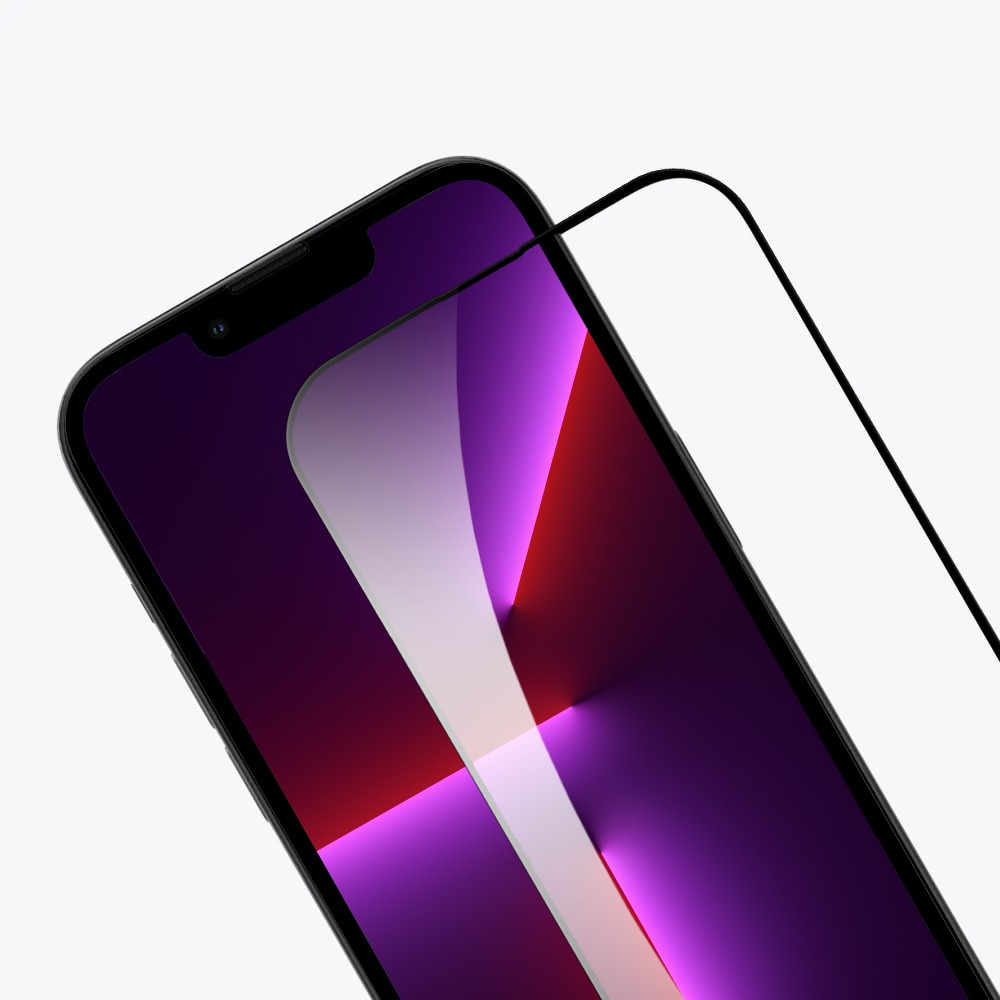 Szkło najtrwalsze kompozytowe z powłoką ceramiczną na cały ekran 5D z ramką do iPhone 13 Pro Max